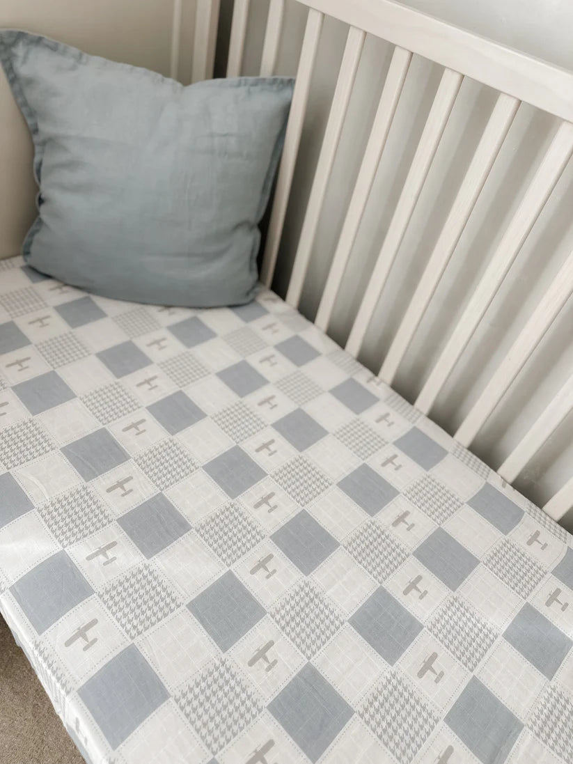 Pop Ya Tot - Fitted Cot Sheet | Wright Flyer