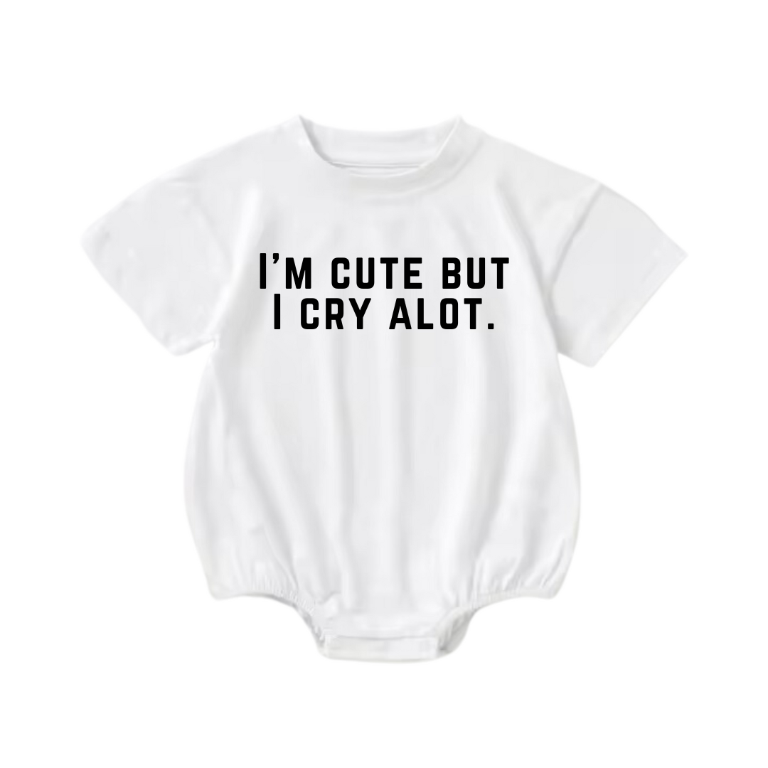 MLW By Design - I'm Cute T-shirt Romper | Various Colours