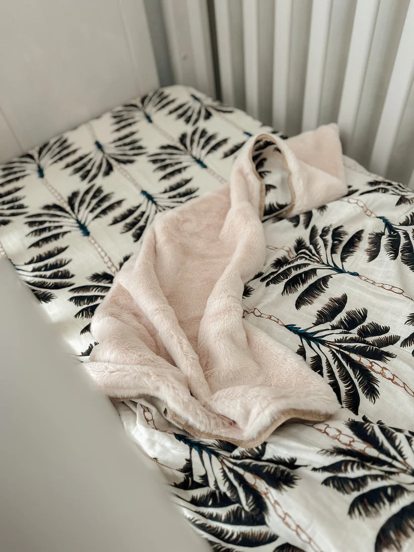 Pop Ya Tot - Fur Lined Cot Blanket | Daintree