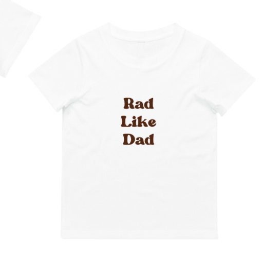 MLW By Design - Rad Like Dad Tee | White (CLEARANCE)