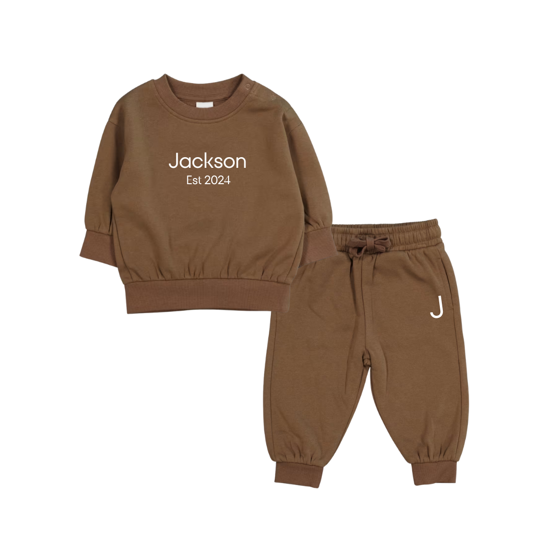 MLW By Design - Established Personalised Tracksuit | Chocolate | LIMITED EDITION