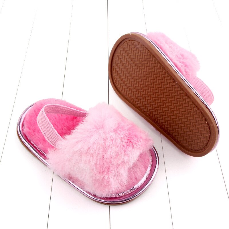 Fluffy Slides | Various Colours