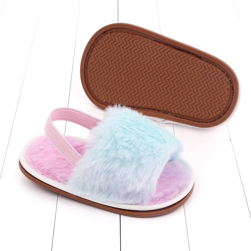 Fluffy Slides | Various Colours