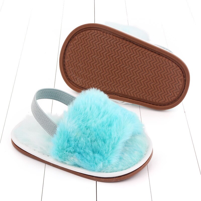 Fluffy Slides | Various Colours