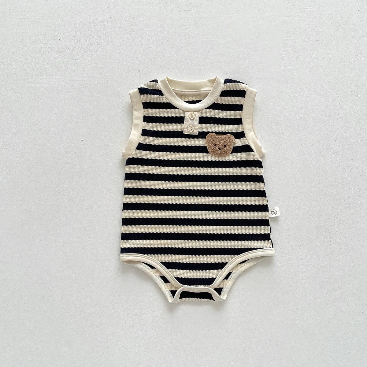 Teddy Stripe Bodysuits | 4 Colours