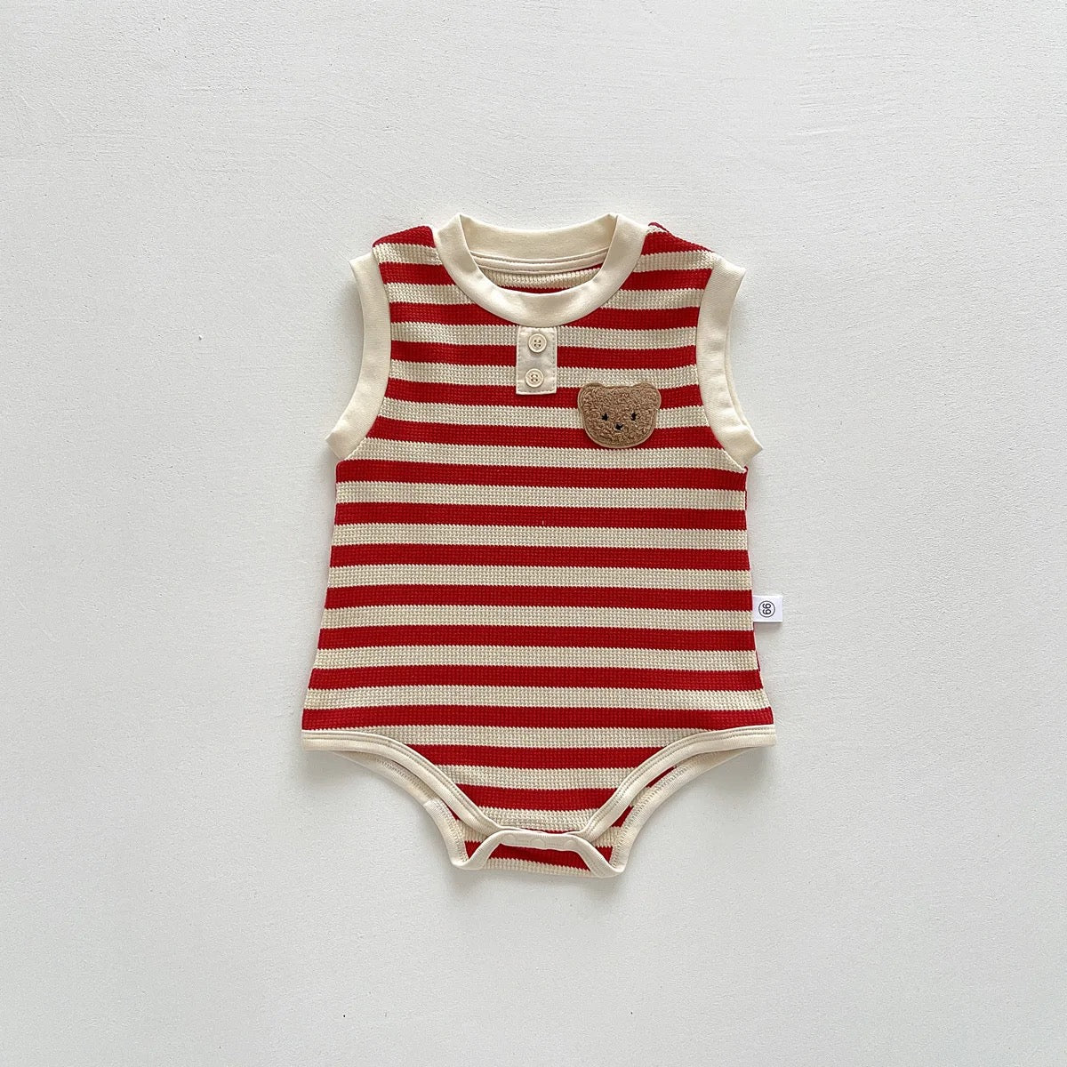 Teddy Stripe Bodysuits | 4 Colours