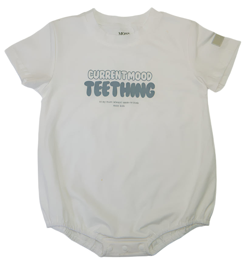 Moss Kids - Current Mood Romper | Teething