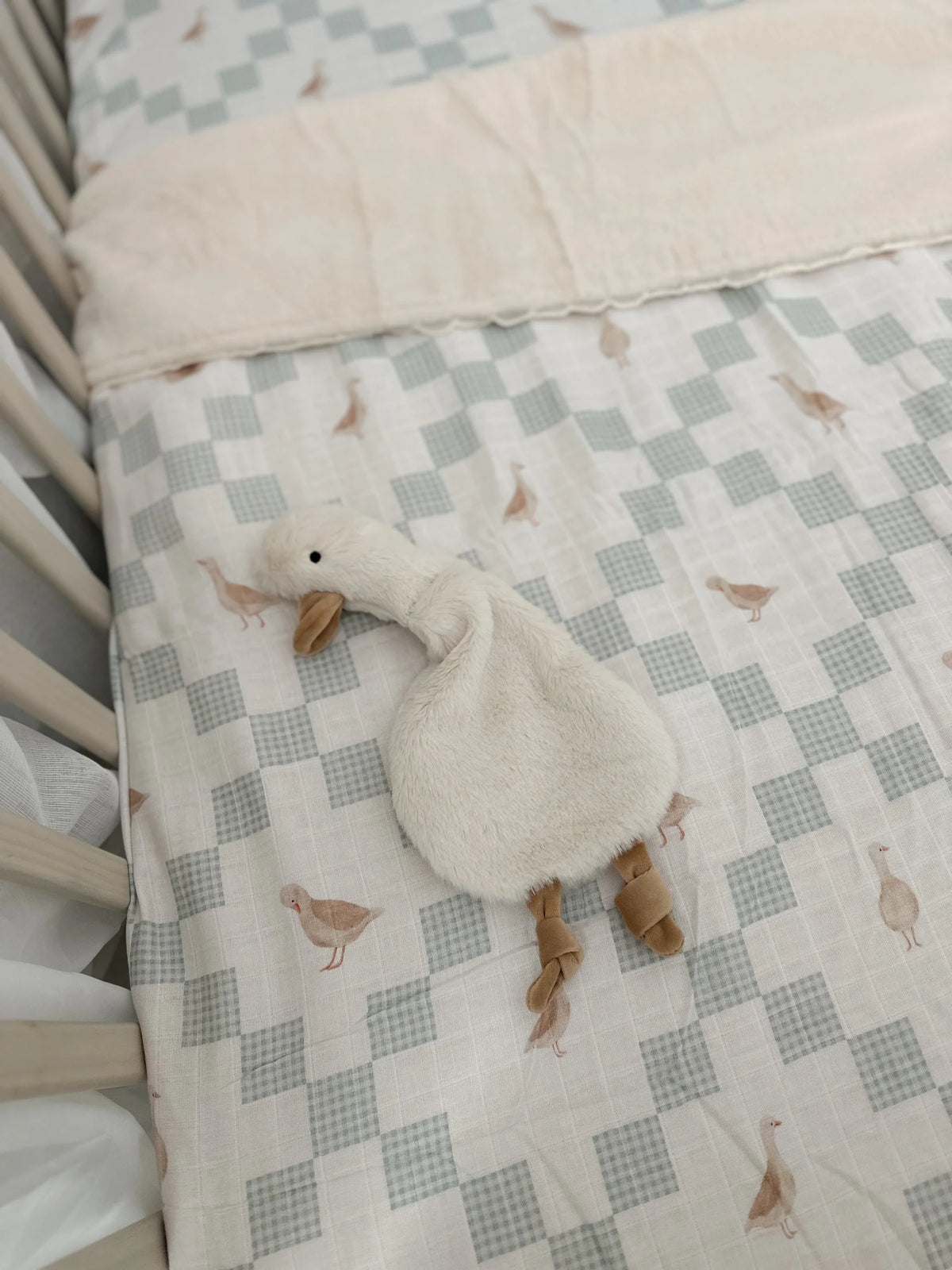 Pop Ya Tot - Fur Lined Cot Blanket | Goosey Gander