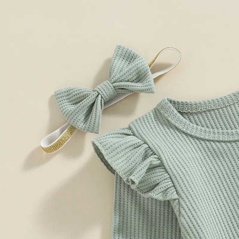 Oakleigh Ribbed Set | Sage