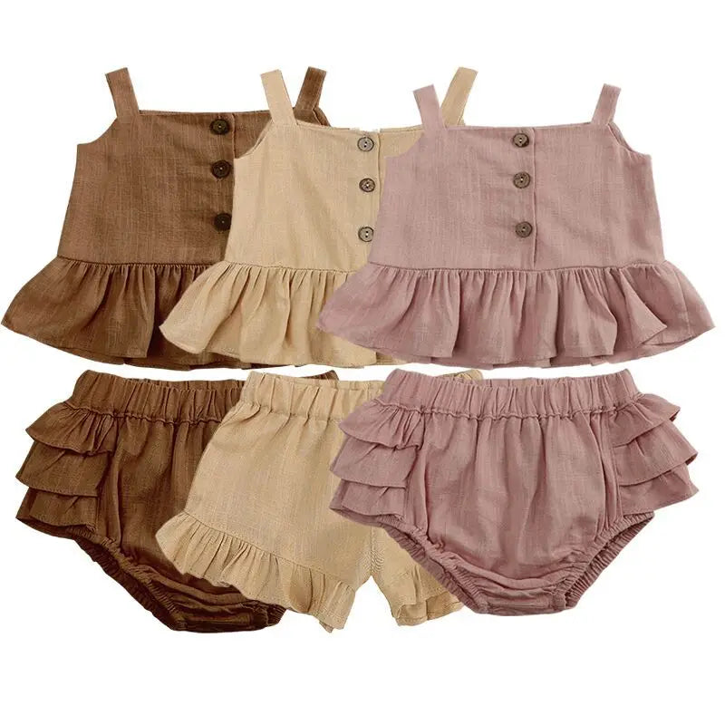 Linen Like Top Sets | 3 Colours