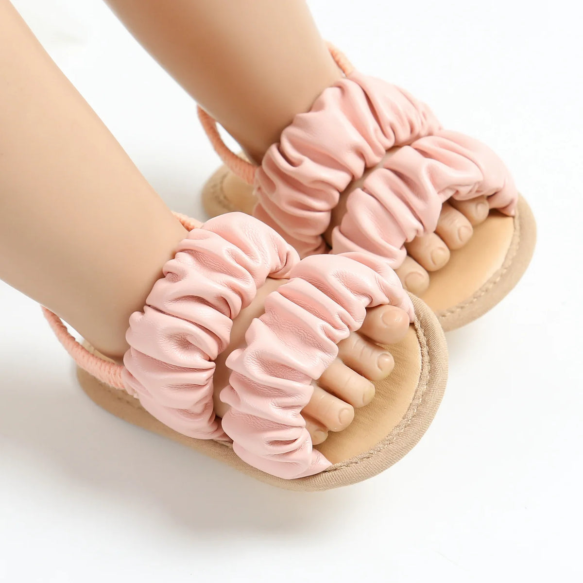 Scrunch Strap Sandals | Various Colours