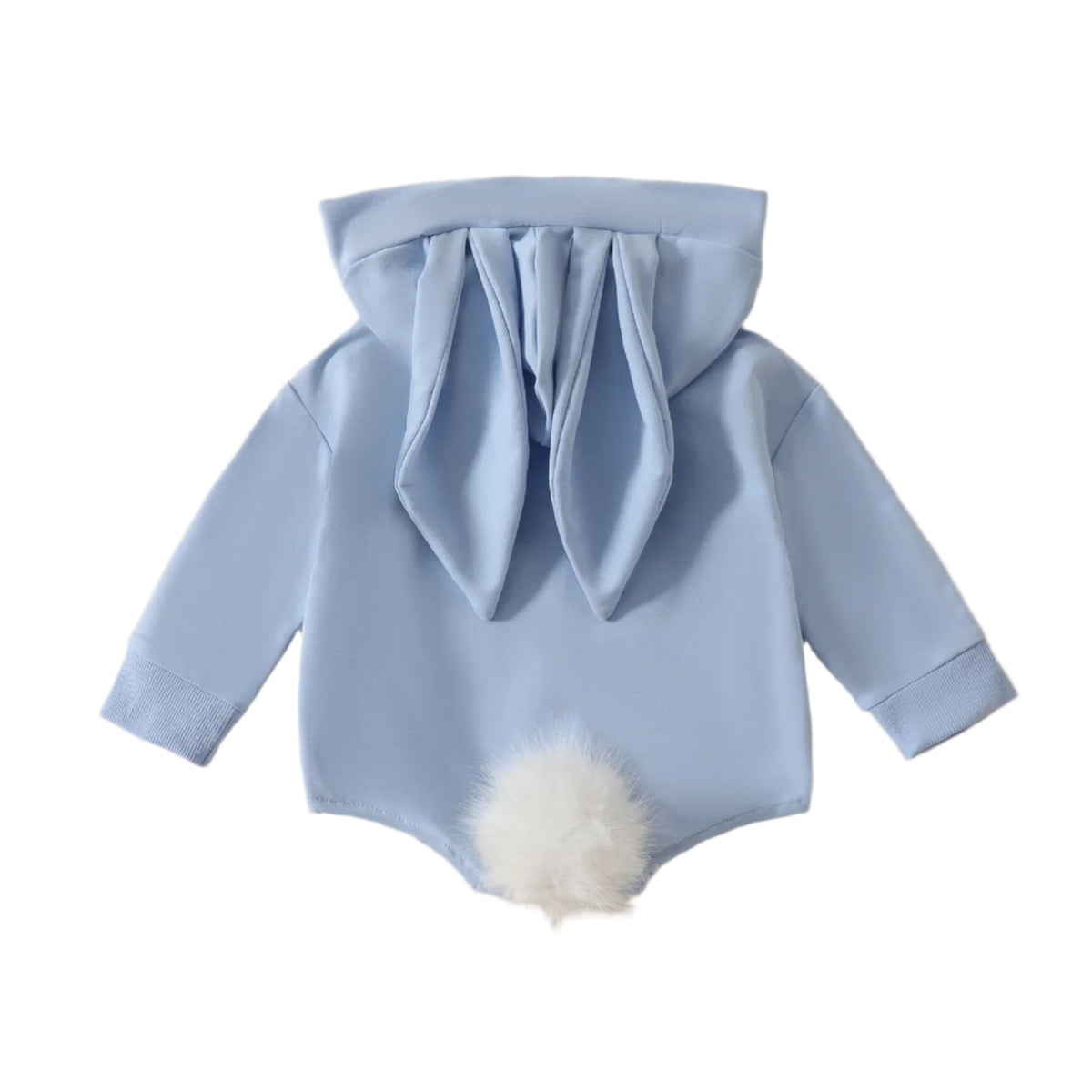 1st Easter Bunny Hood Romper | Blue