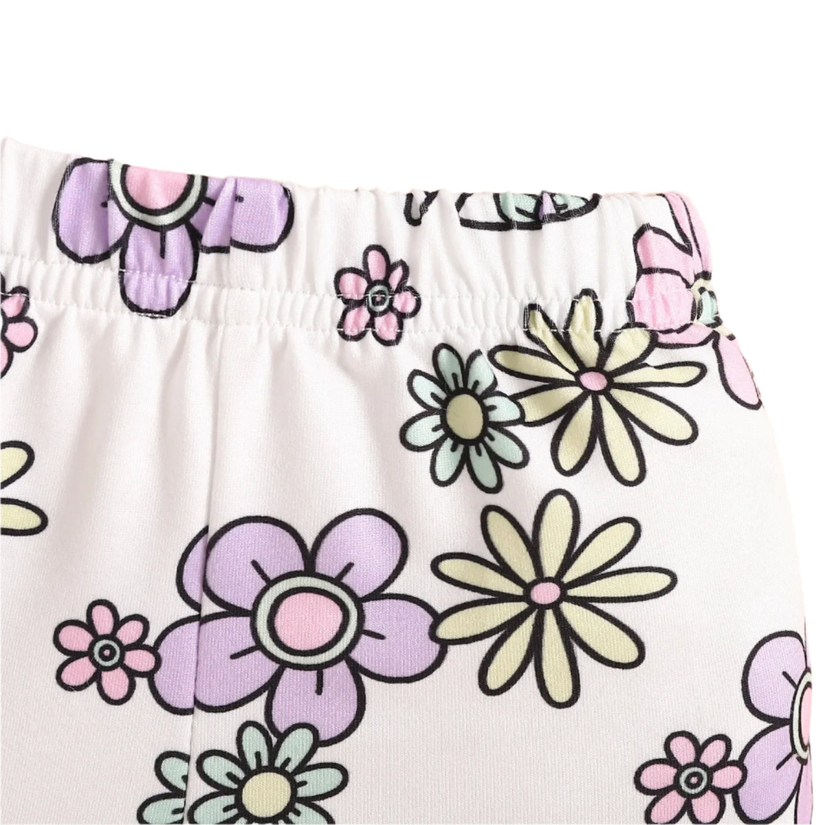 Lilac Floral Flares Set