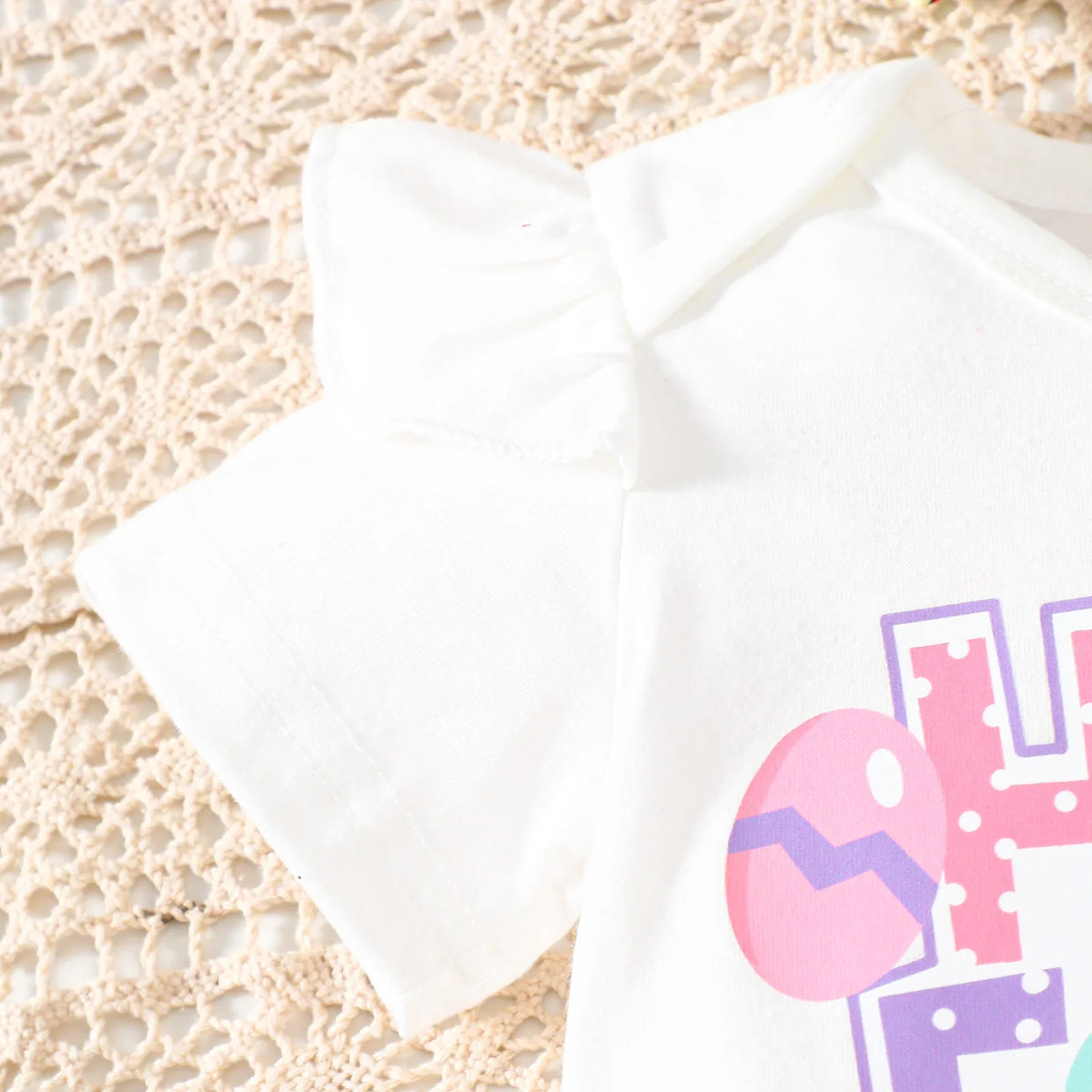 Hoppy Easter Bloomers Set | White