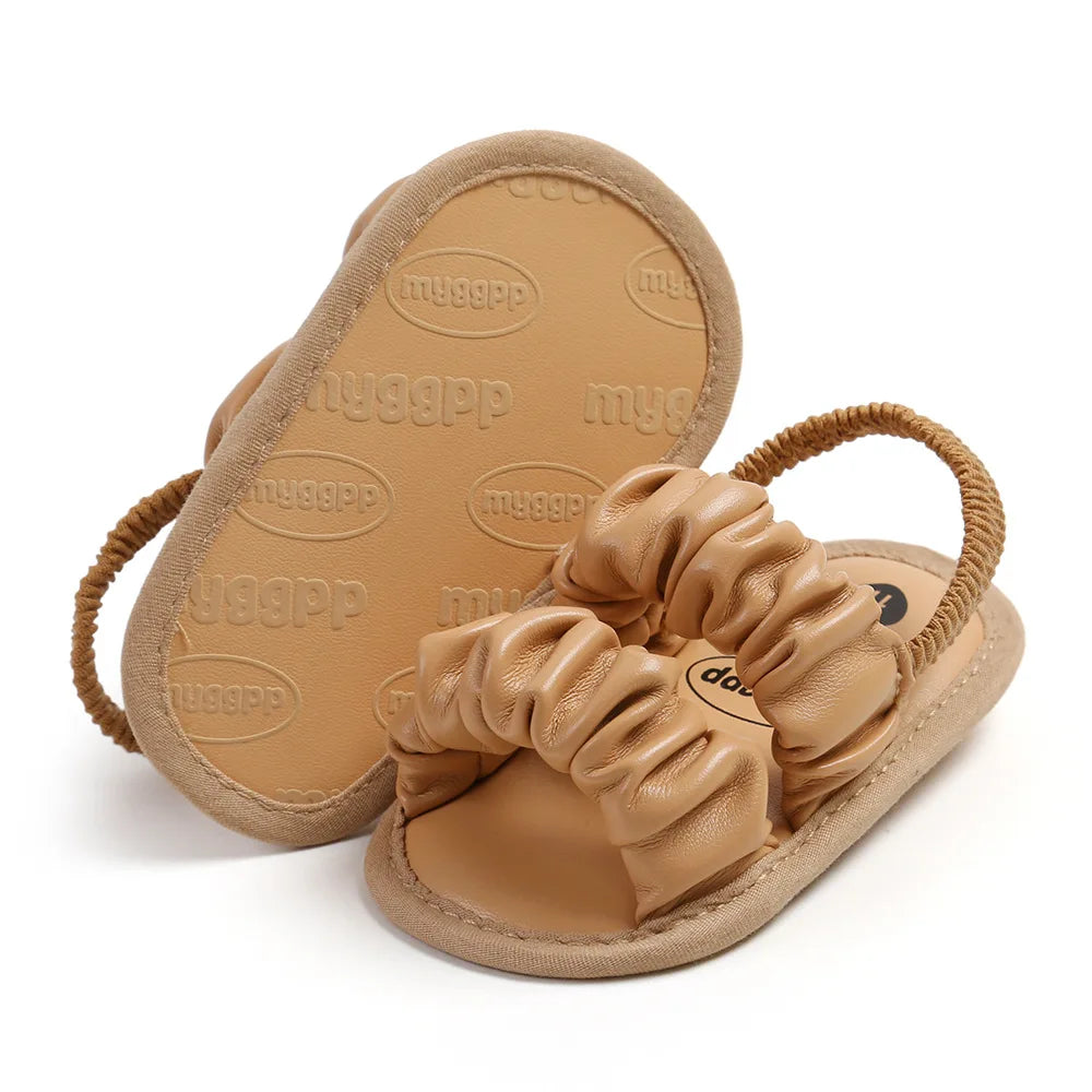 Scrunch Strap Sandals | Various Colours