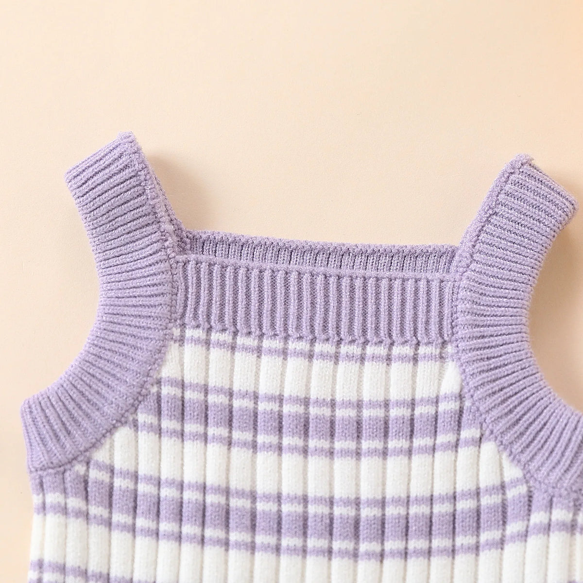 Lilac Stripes Knit Set