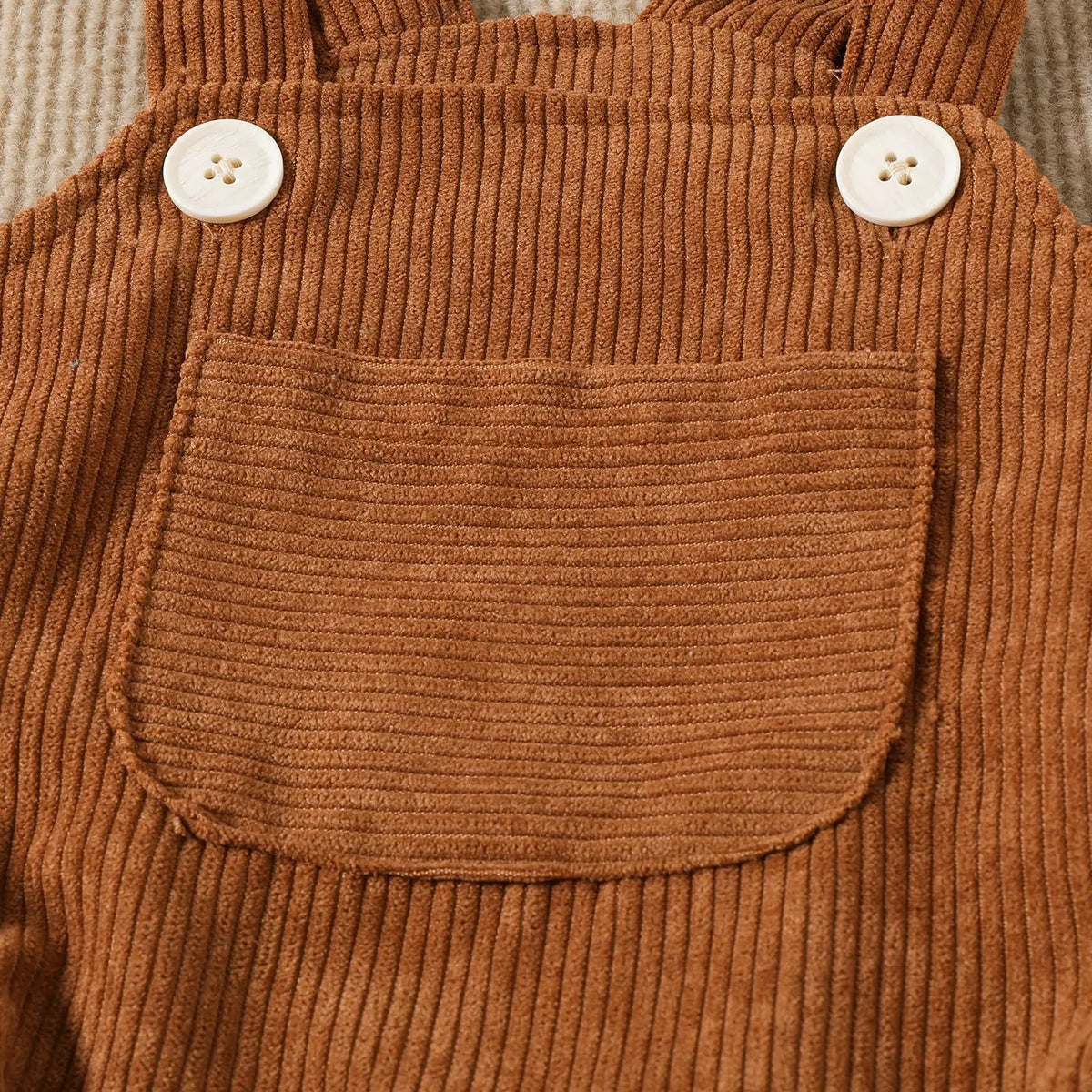 Corduroy Pocket Romper | 3 Colours