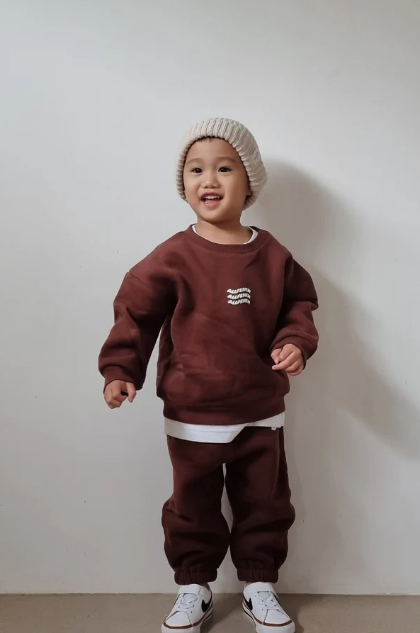 All Fenix - Mini Waves Jumper (Chocolate)