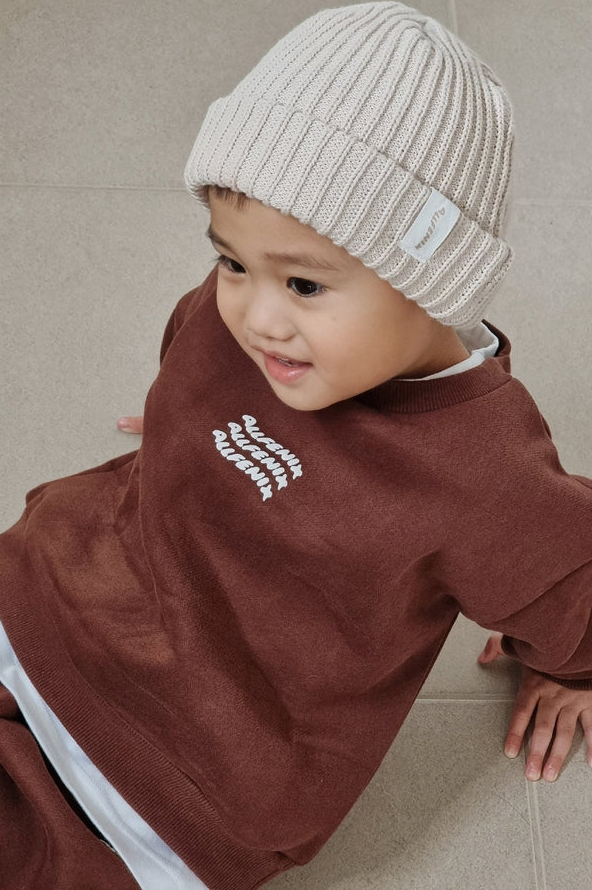 All Fenix - Mini Waves Jumper (Chocolate)