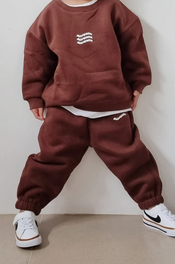 All Fenix - Mini Waves Trackpant (Chocolate)