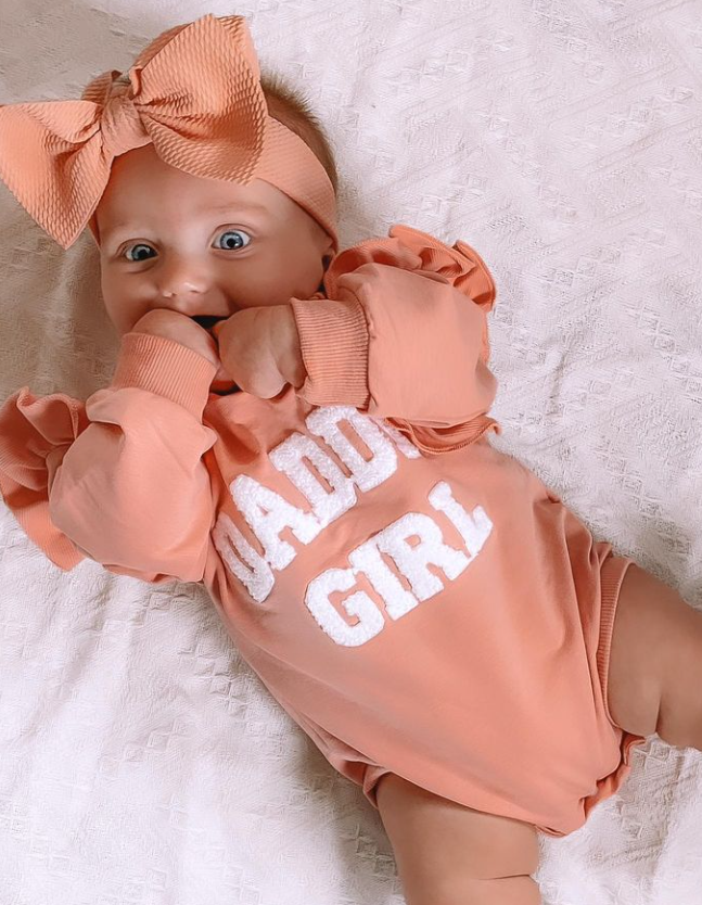 Daddy's Girl Frilly Romper | 3 Colours