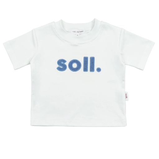 Soll. The Label - Kids Soll Denim Logo Tee | Original