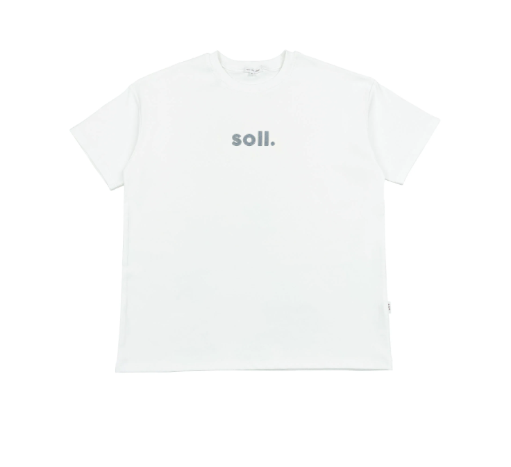 Soll. The Label - Adults Soll Denim Logo Tee | Light