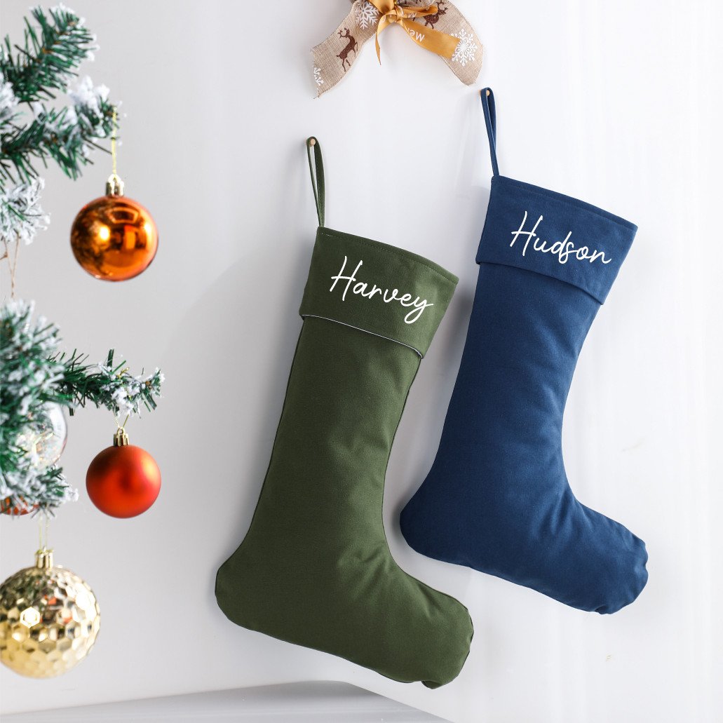 Timber Tinkers - Personalised Canvas Stocking | Various Colours