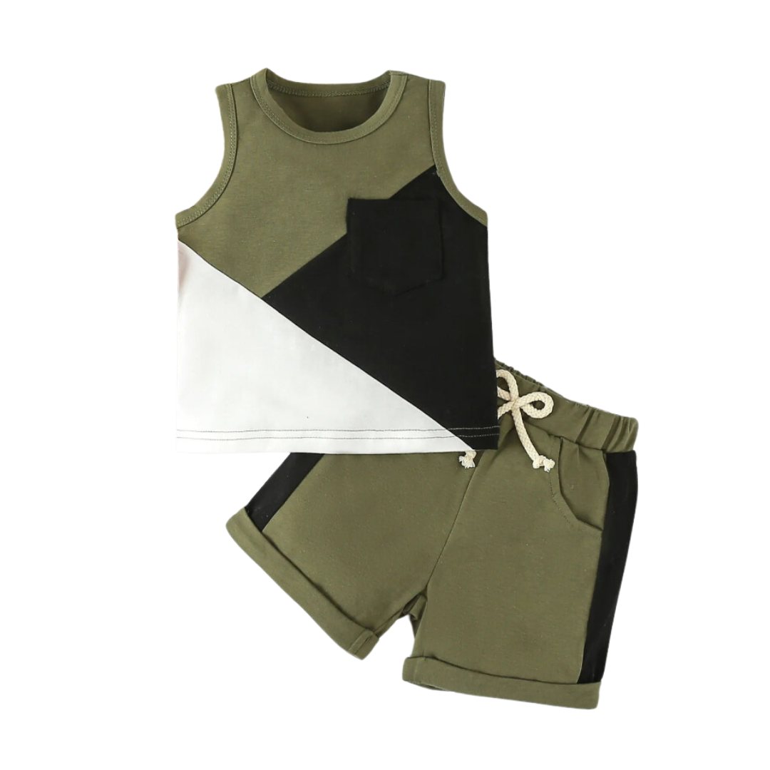 Isaiah Tank Set | Olive