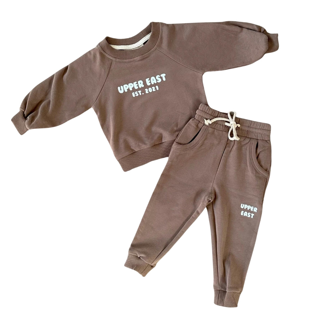 Upper East Child - Brown Bubble Tracksuit