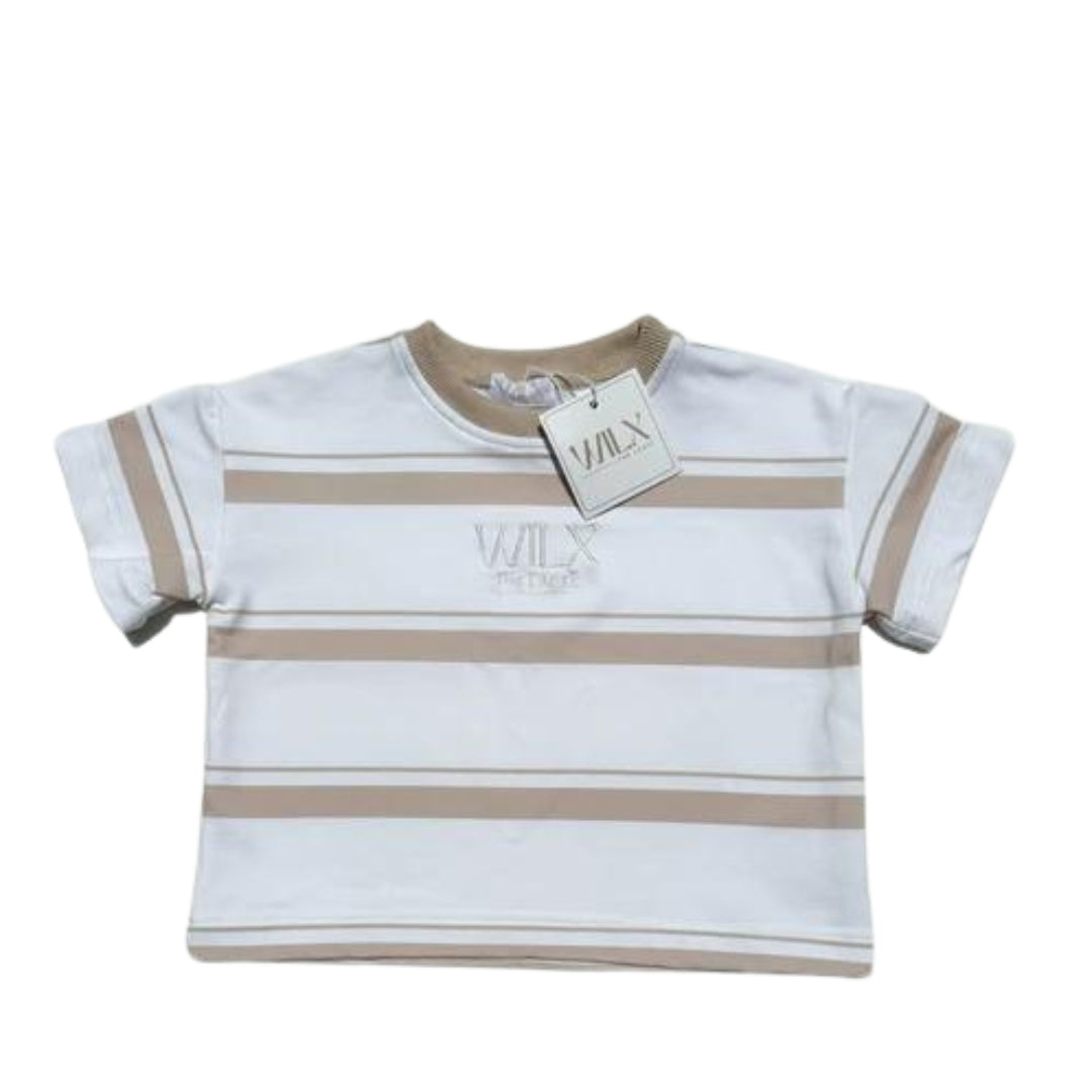 Wilx - Signature Striped Shirt | Sand