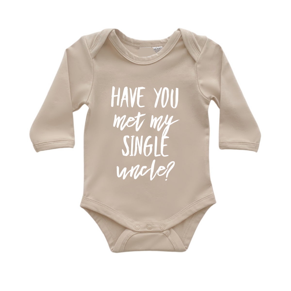 MLW By Design - Single Uncle Sand Long Sleeve Bodysuit *CLEARANCE*