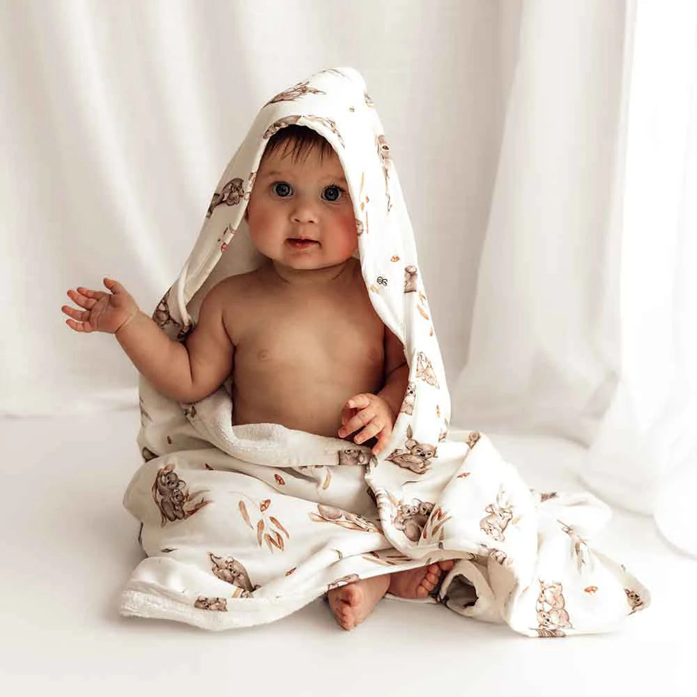 Snuggle Hunny Kids - Organic Hooded Baby Towel | Koala