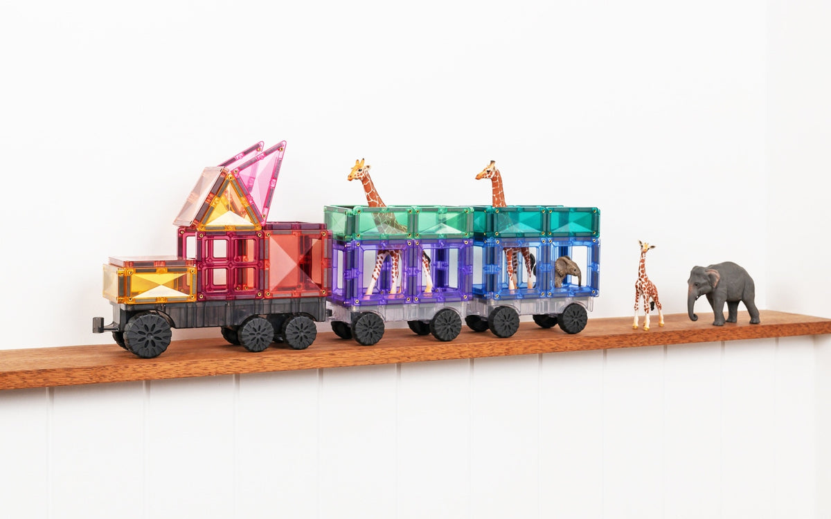 Connetix Tiles - 50 piece Pastel Transport Pack