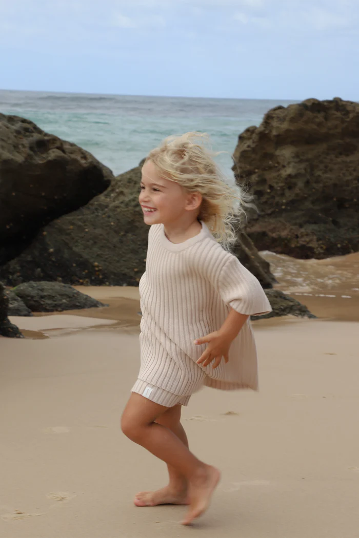 All Fenix - Mini Rib Knit Shorts | Shell