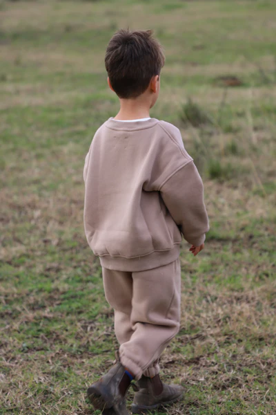 All Fenix - Mini Waves Crew Jumper | Hazelnut