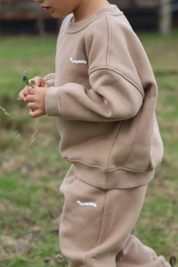 All Fenix - Mini Waves Crew Jumper | Hazelnut