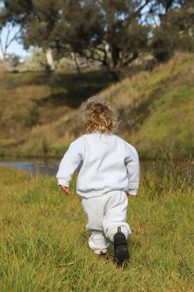 All Fenix - Mini Waves Track Pant | White Marle