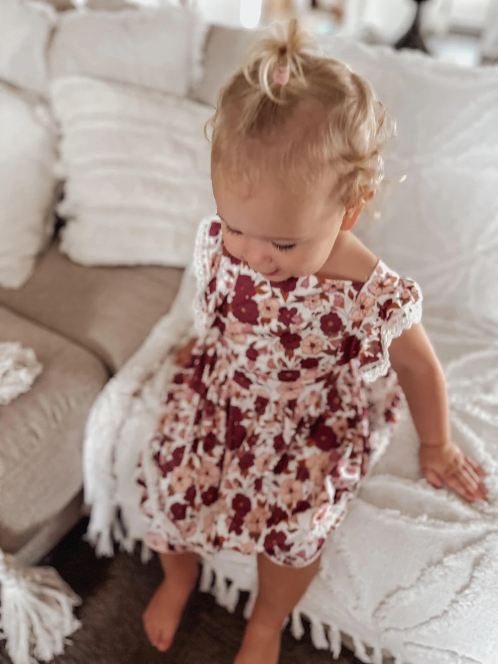 Ruby & Elle - Berry Bloom Pinafore