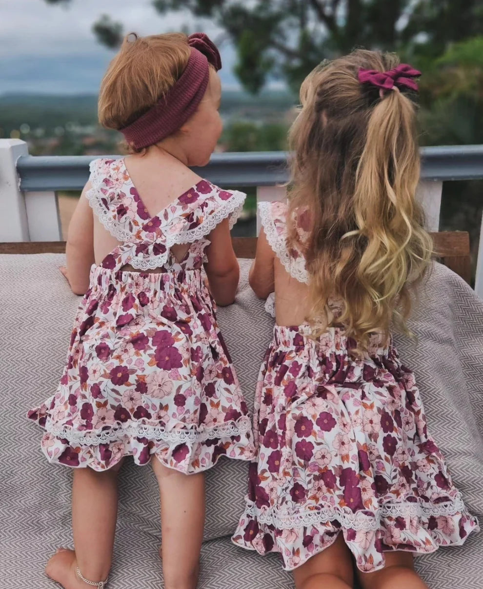 Ruby & Elle - Berry Bloom Pinafore