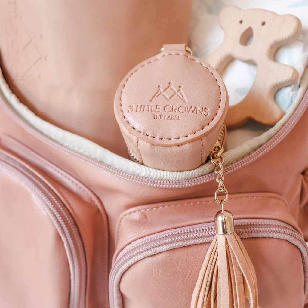 3 Little Crowns - Vegan Leather Dummy Case | Rose Pink