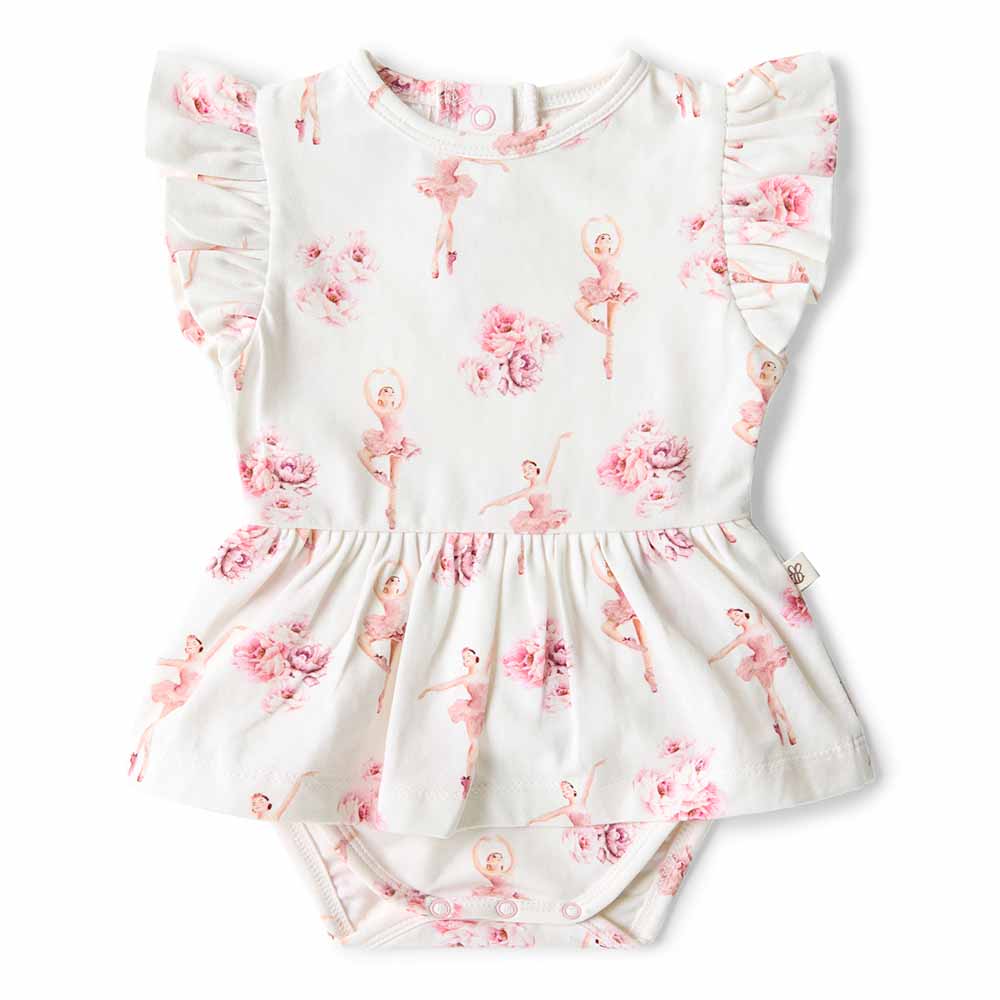 Snuggle Hunny Kids - Ballerina Organic Short Sleeve Dress