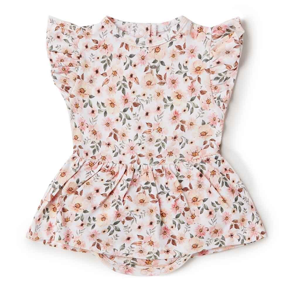 Snuggle Hunny Kids - Organic Dress | Spring Floral