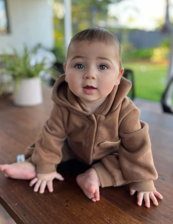 Teddy Onesie | Brown