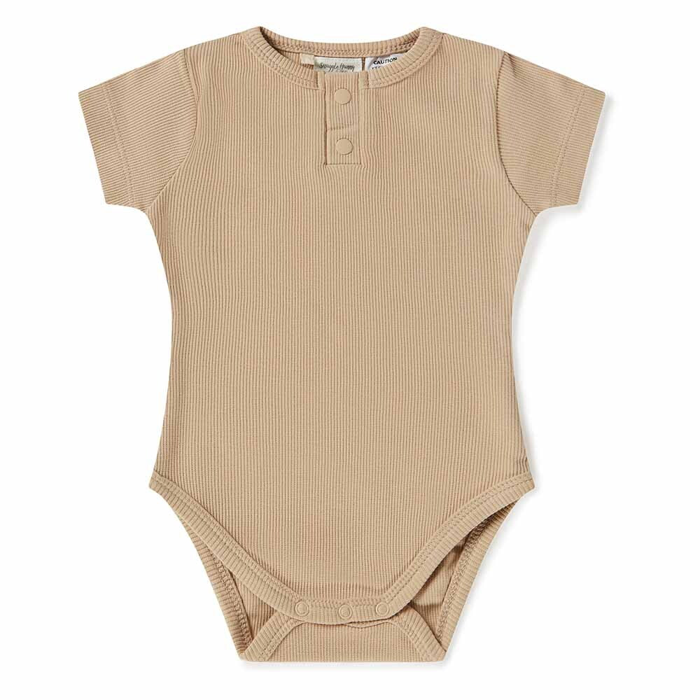 Snuggle Hunny Kids - Pebble Short Sleeve Organic Bodysuit