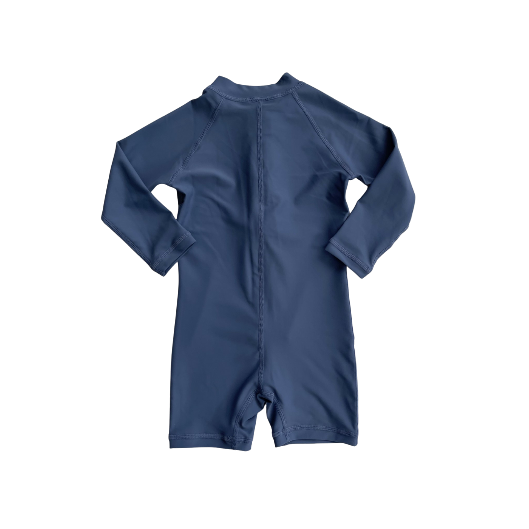 Kicky Swim - One Piece Rashguard Suit | Hamptons Blue