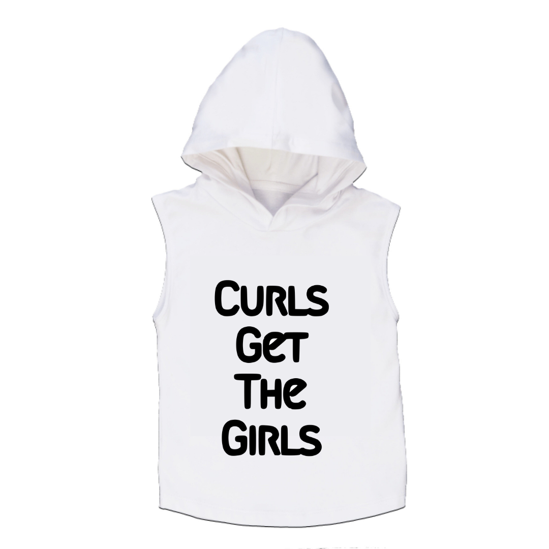 CURLS FOR THE GIRLS (Unisex Crop Top)