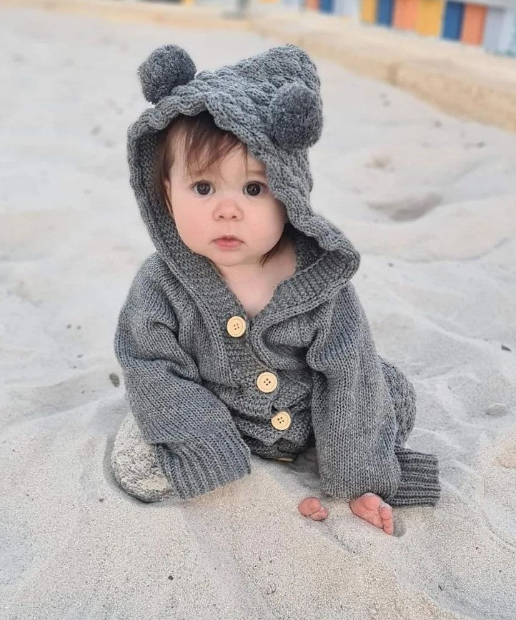 Teddy bear out of baby clearance onesie