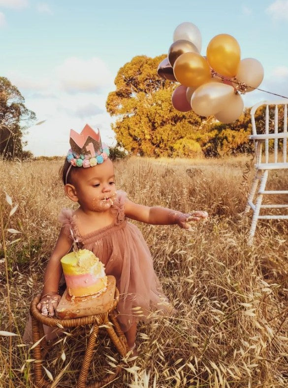 Tutu Sleeveless Dress | Dusty Pink