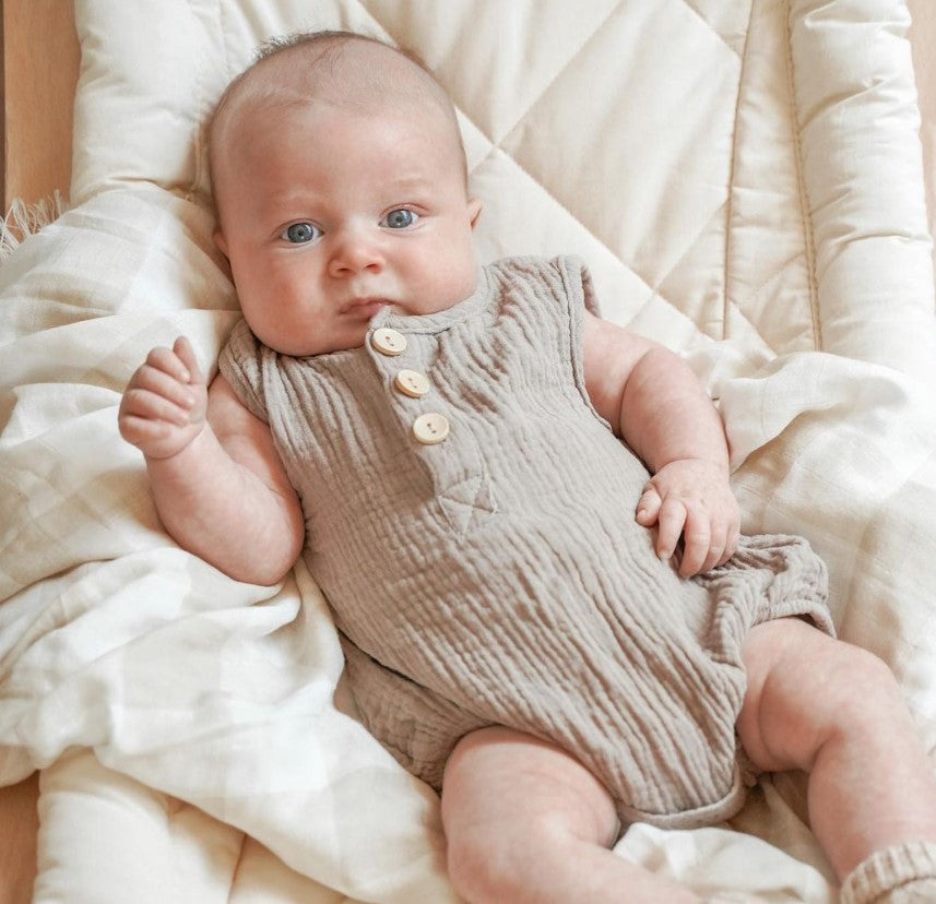 Liam Romper | Khaki